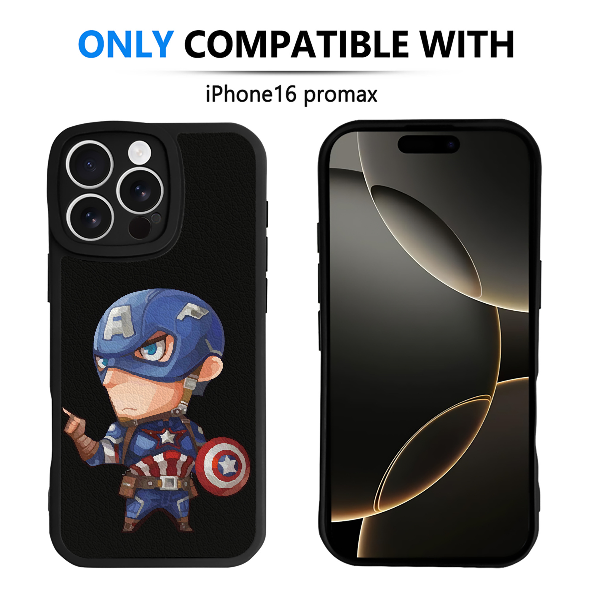 （画像用） アベンジャーズ The Avengers 【iPhone 16シリーズ対応】シリコンスマホケース（レザー調） 材質：シリコン